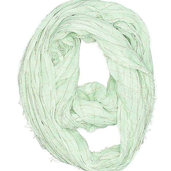 Apt. 9 Women’s Lurex Fringed Infinity Scarf, Sage - Picture 1 of 1